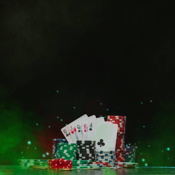 Sakong live dealer table view with card area and studio lighting